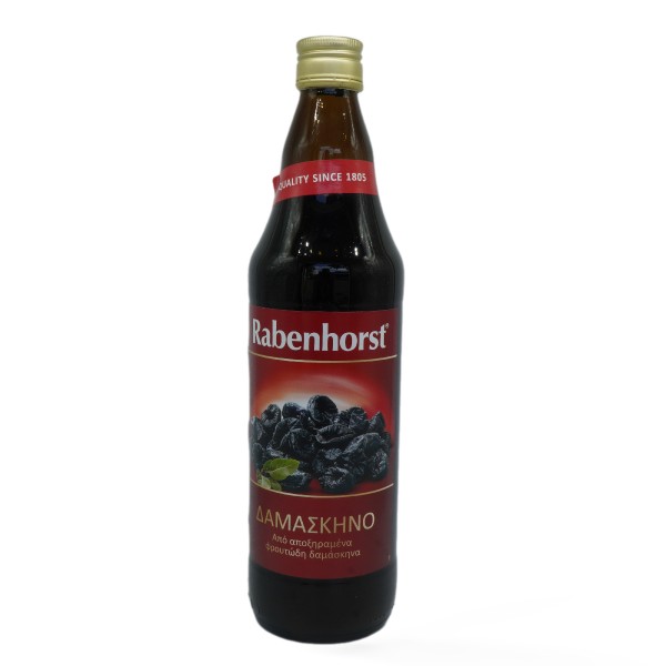 ΦΥΣΙΚΟΣ ΧΥΜΟΣ ΔΑΜΑΣΚΗΝΟ RABENHORST 750ml